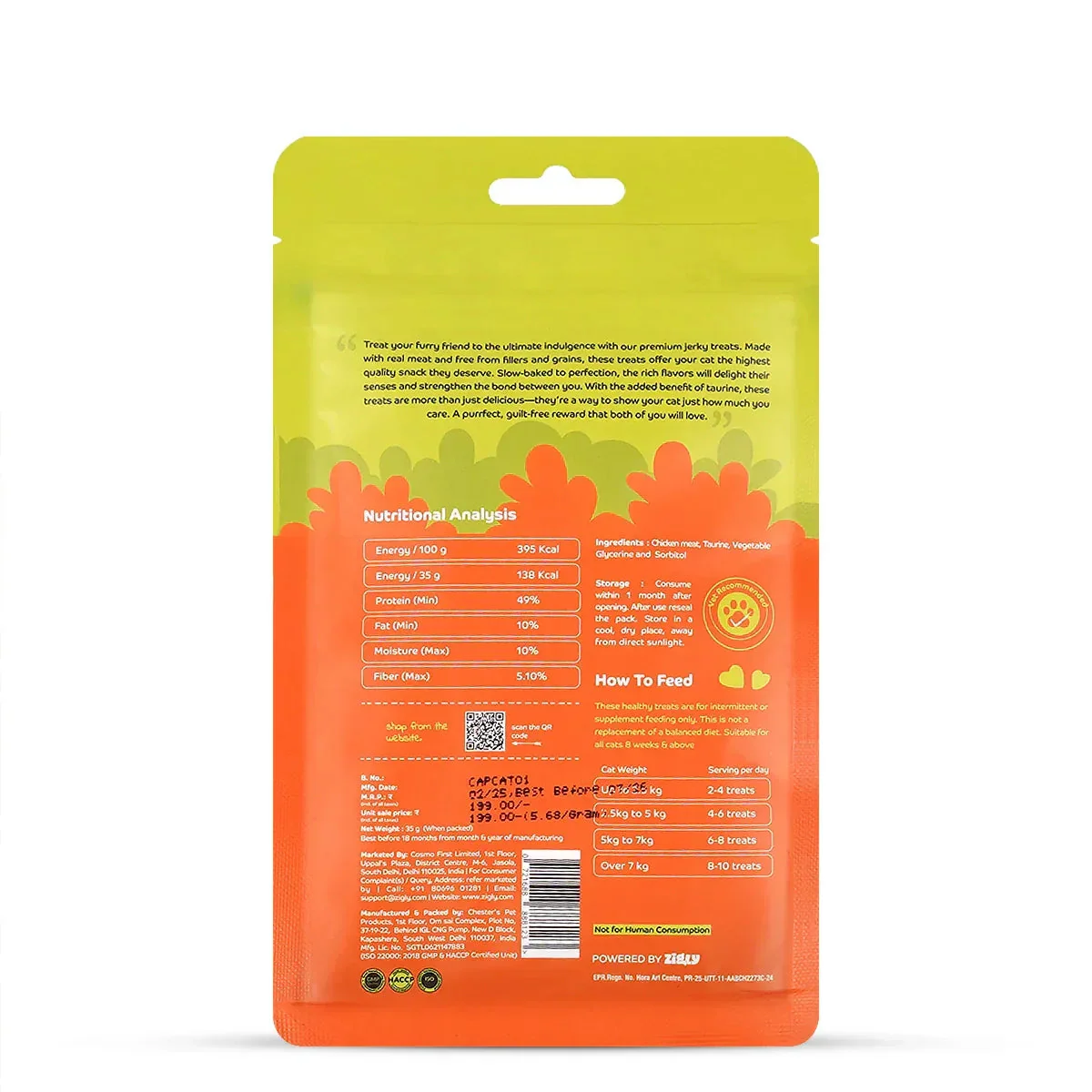 Applod Chicken Shreds Soft Cat Treat - 35g - Image 10