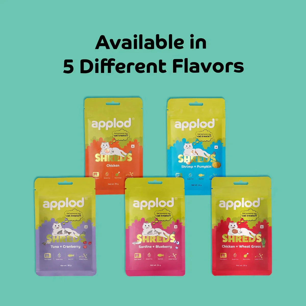 Applod Chicken Shreds Soft Cat Treat - 35g - Image 6