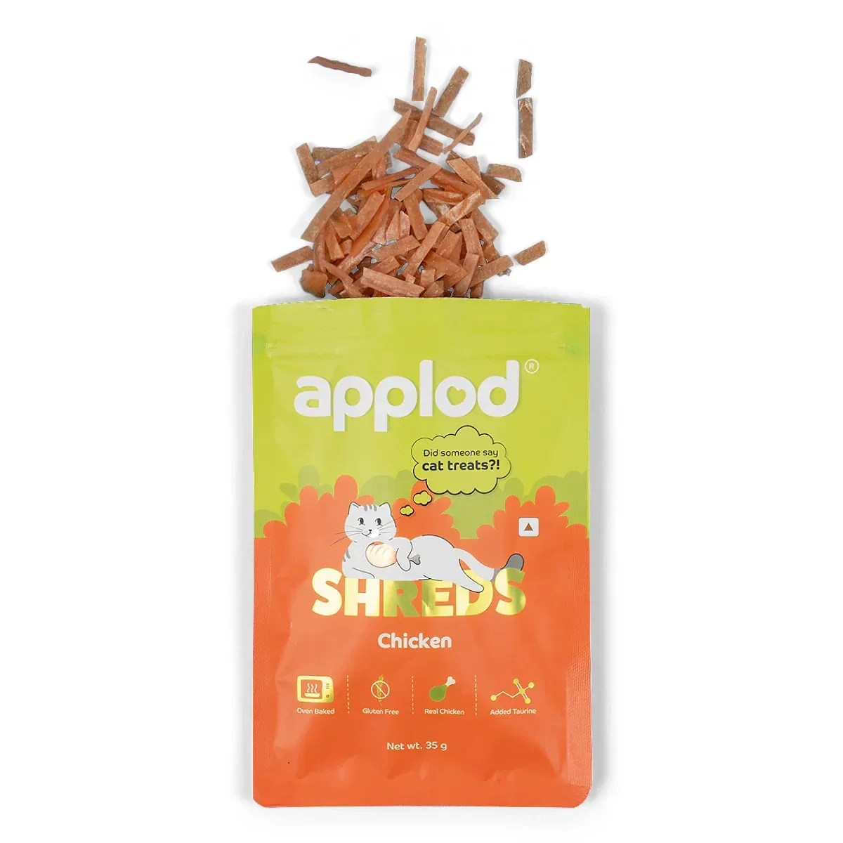 Applod Chicken Shreds Soft Cat Treat - 35g - Image 7