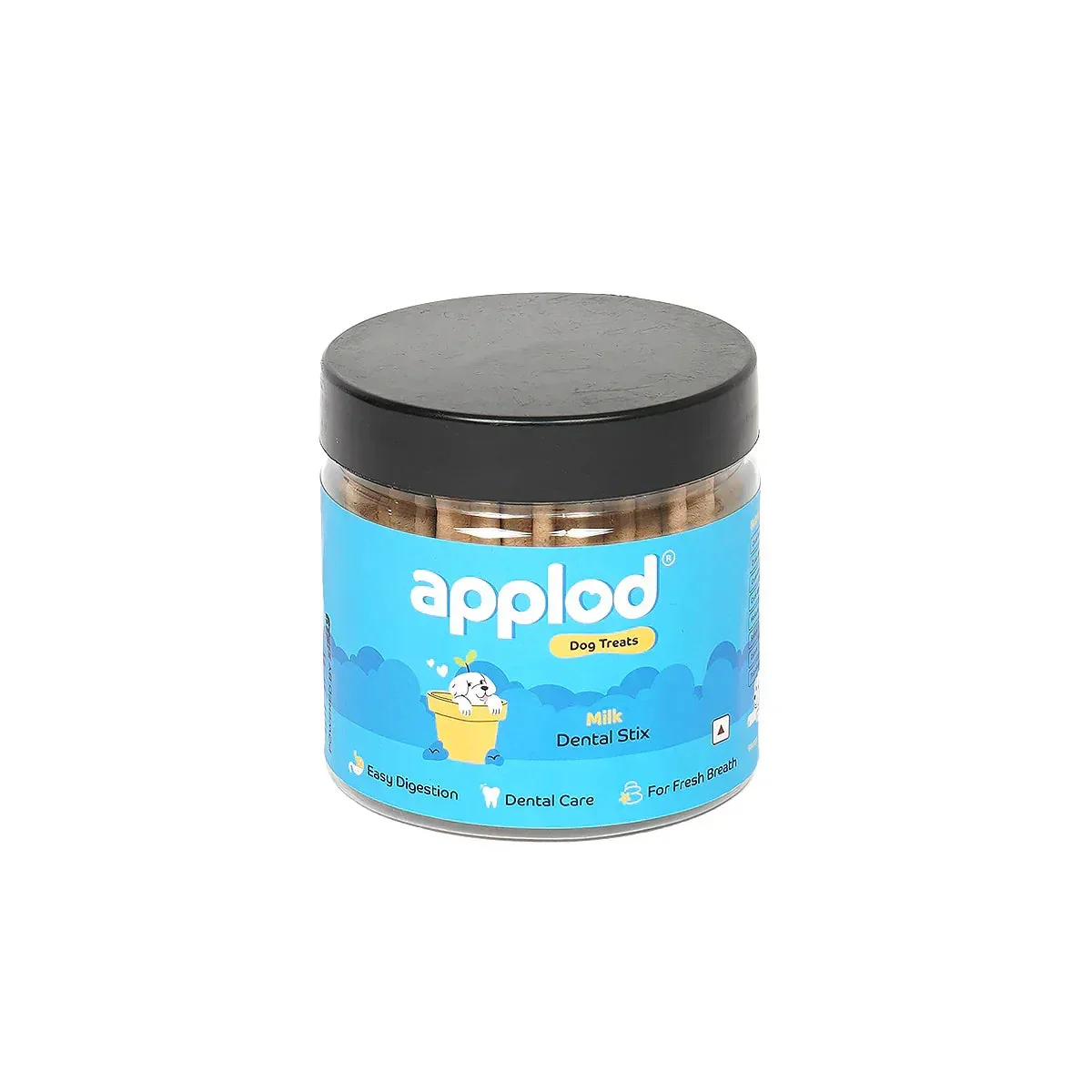 Applod Dental Stix Milk Flavour Dog Treat - 220g - Image 4