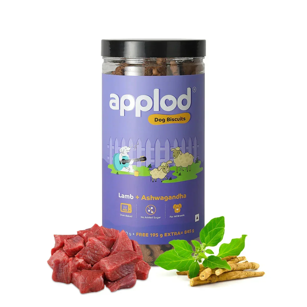 Applod Lamb Dog Biscuit With Ashwagandha - Image 11
