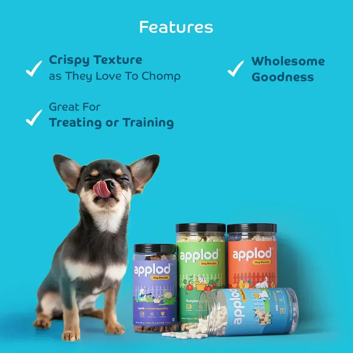 Applod Milk Puppy Biscuit With Collagen - Image 6