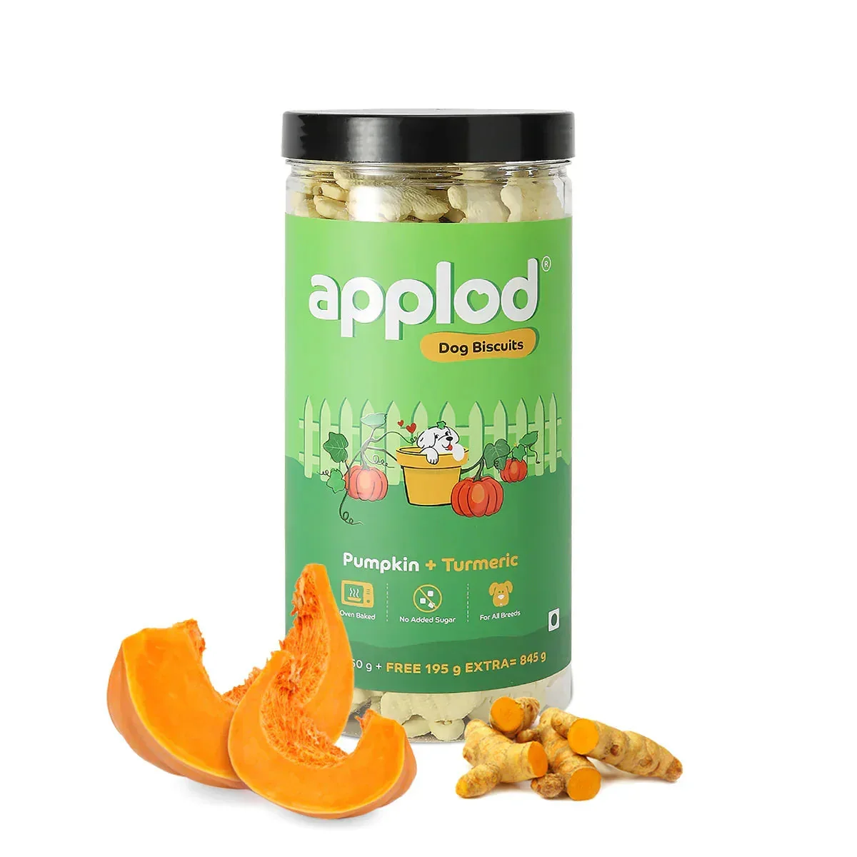 Applod Pumpkin Dog Biscuit with Turmeric - Image 11