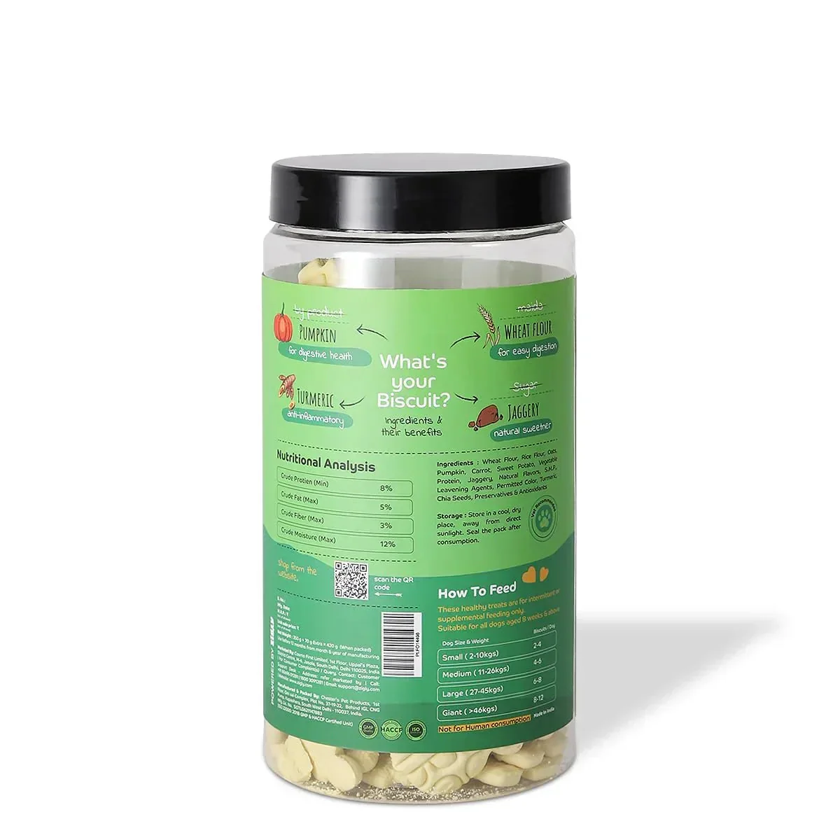 Applod Pumpkin Dog Biscuit with Turmeric - Image 9