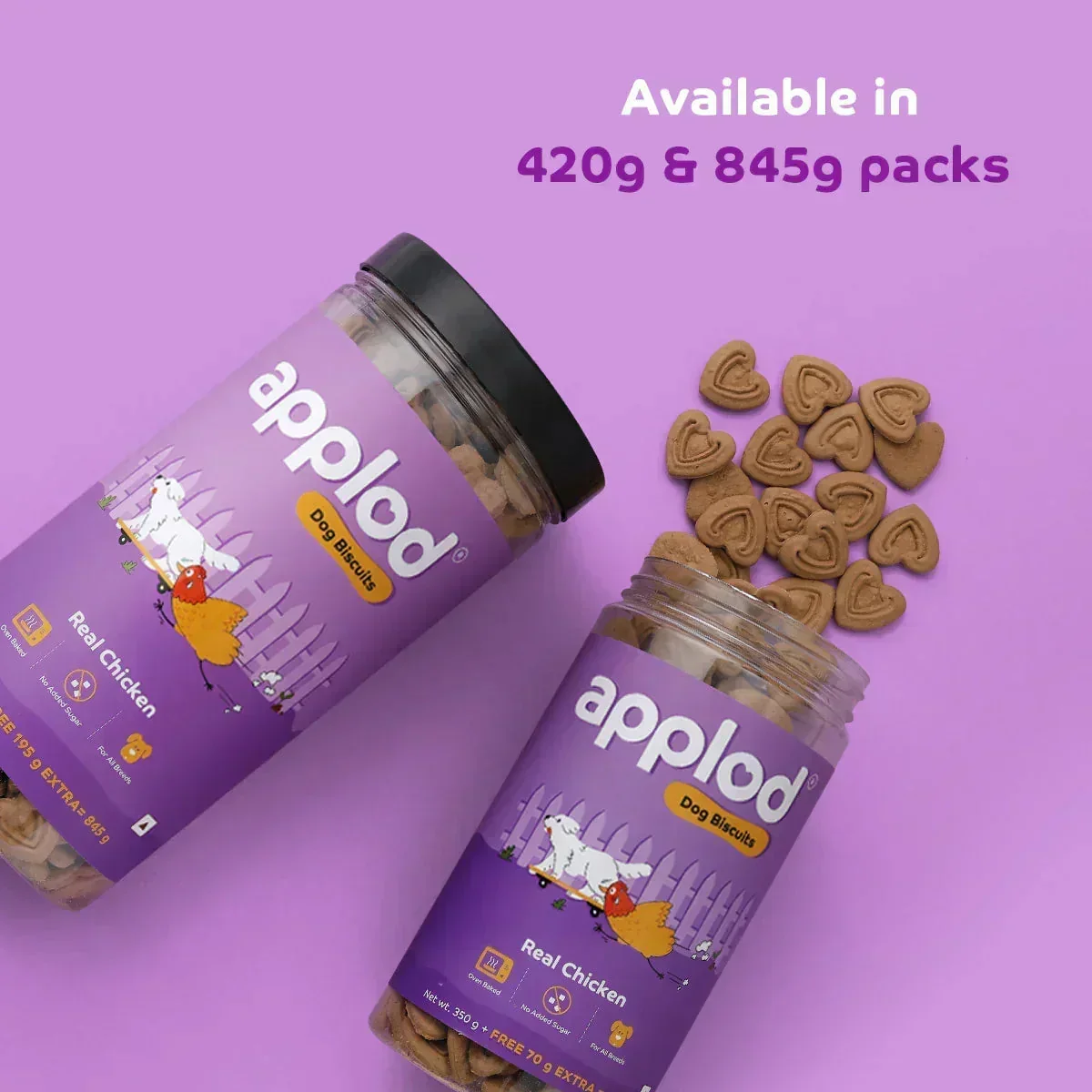 Applod Real Chicken Dog Biscuit - Image 5