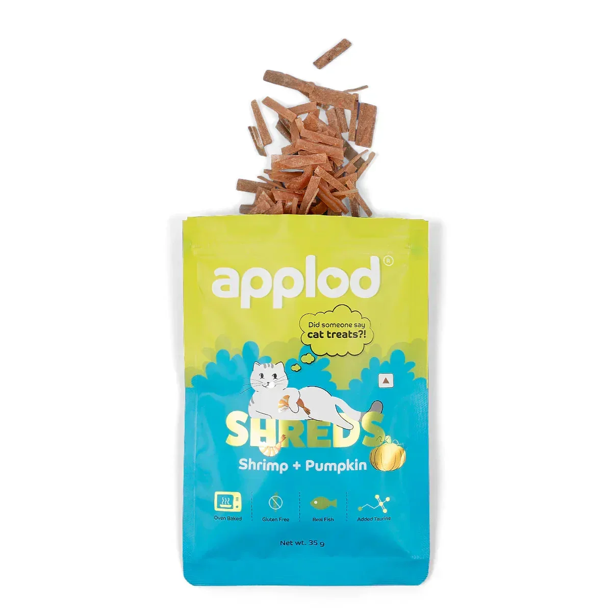 Applod Shrimp with Pumpkin Cat Treat - 35g - Image 7