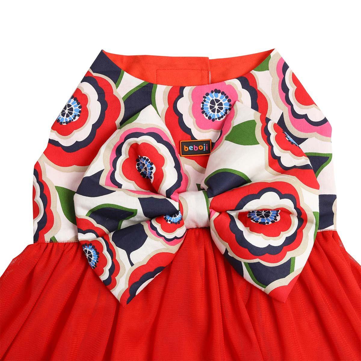 beboji Big Bow Flare Dog Frock - Image 6