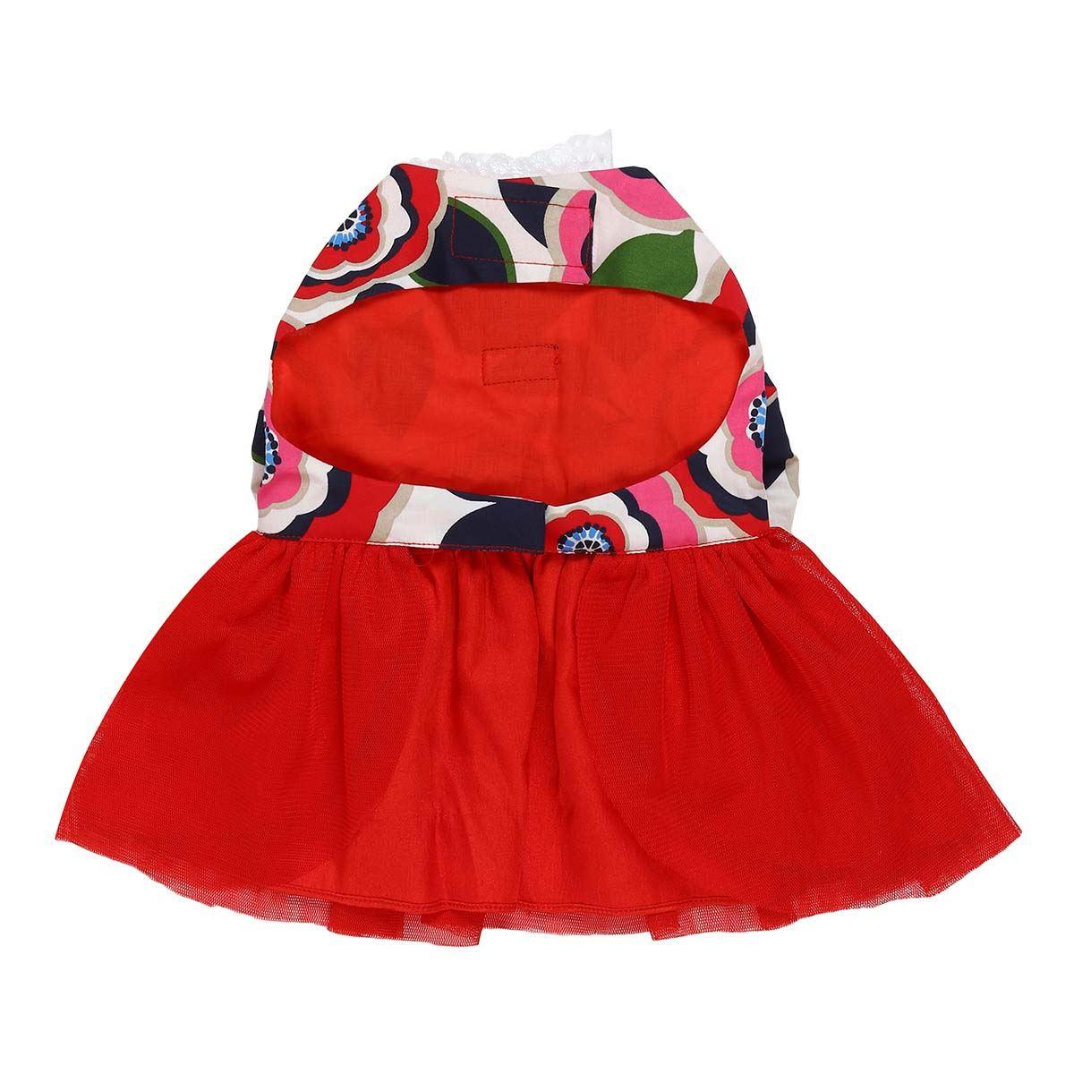 beboji Big Bow Flare Dog Frock - Image 7