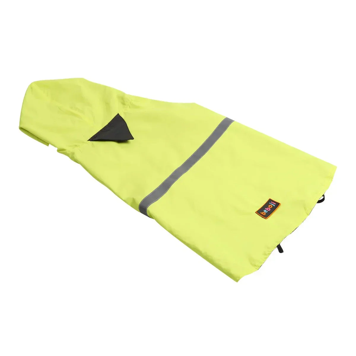 beboji Reflective Raincoat for Dogs with Hoodie -Green-S - Image 5
