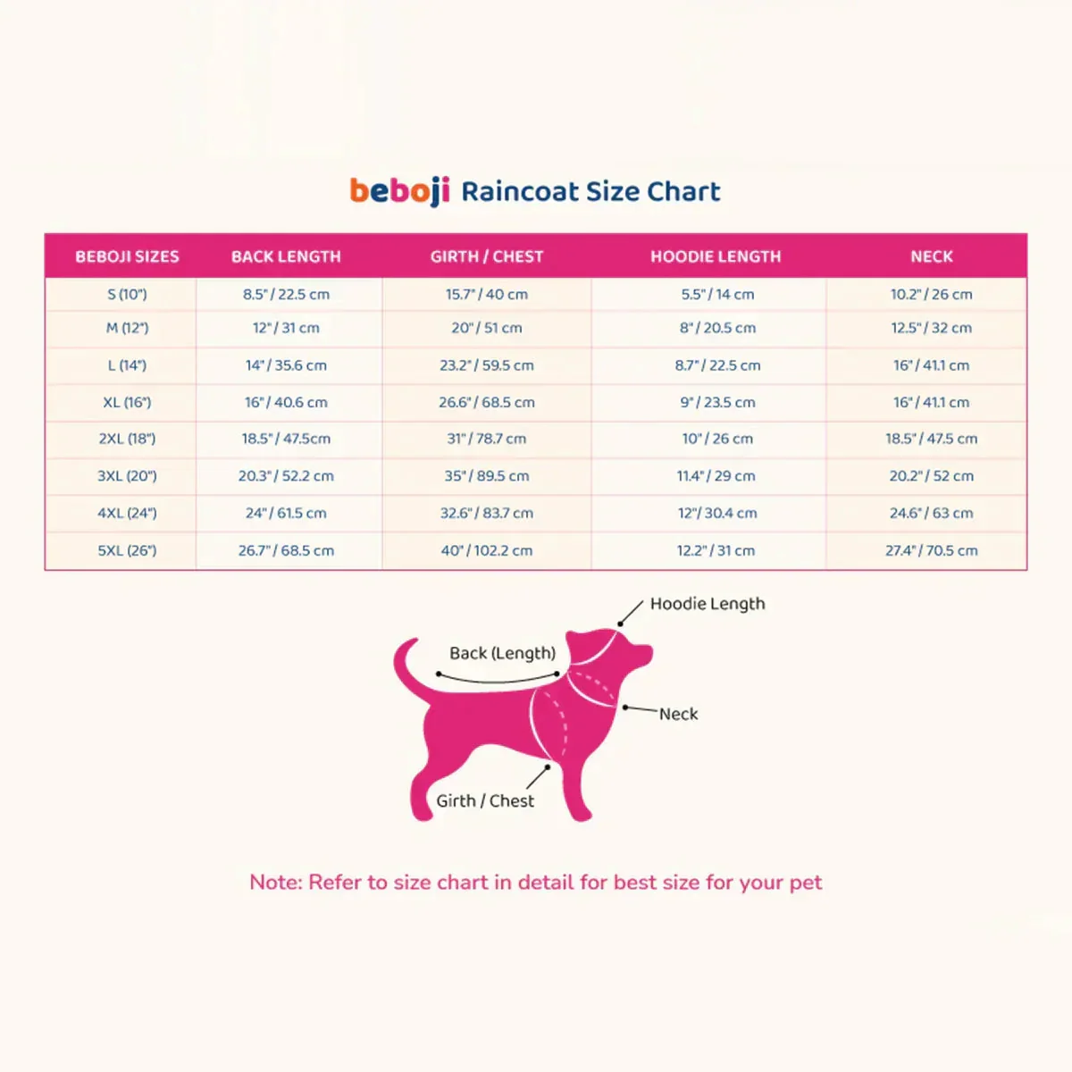 beboji Reflective Raincoat for Dogs with Hoodie -Purple-S - Image 5