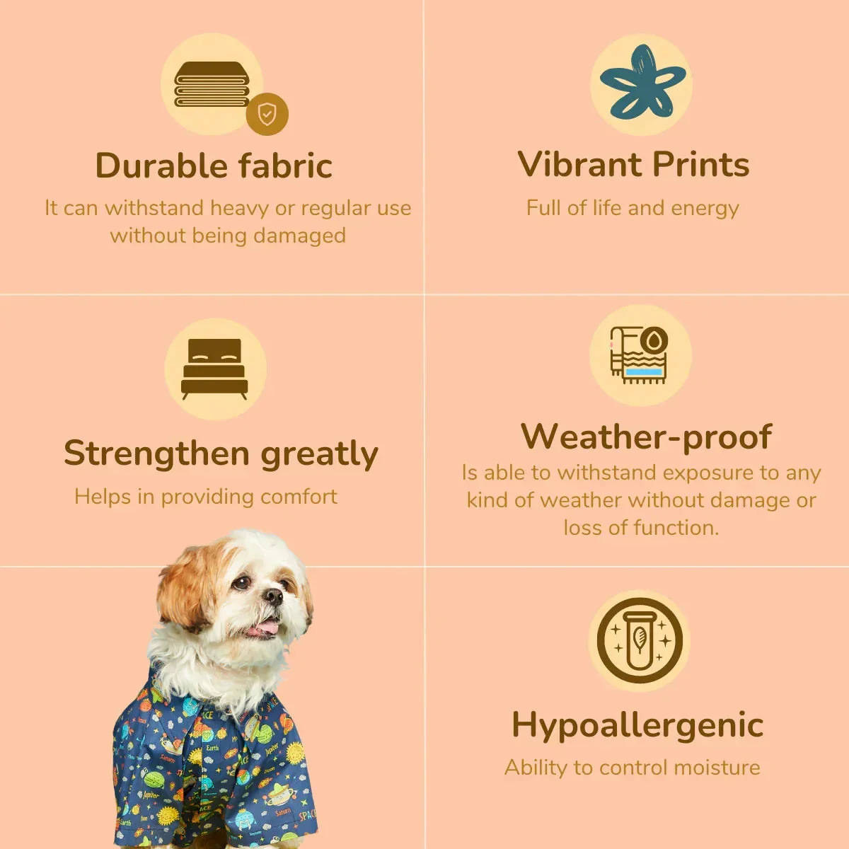 beboji Space Ship Dog Shirt - Image 4