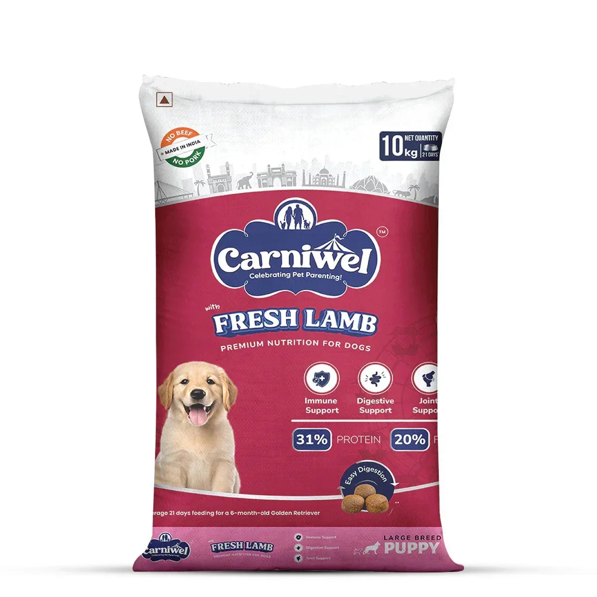 Carniwel Fresh Lamb Dry Dog Food for Large Breed, Puppy - Image 10