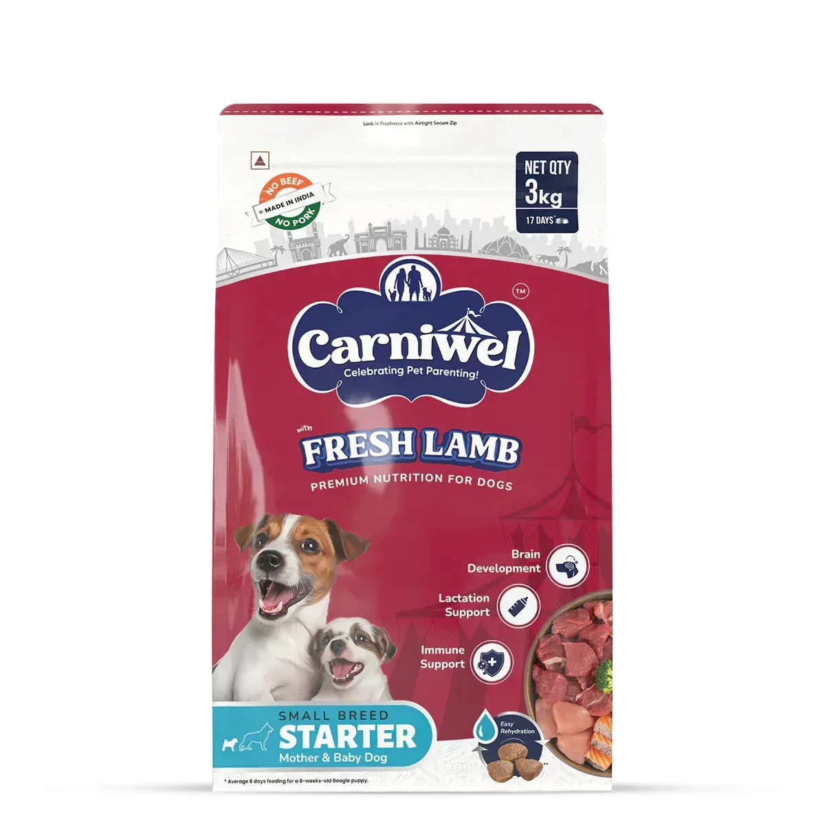 Carniwel Fresh Lamb Dry Dog Food for Small Breed, Starter - Image 10