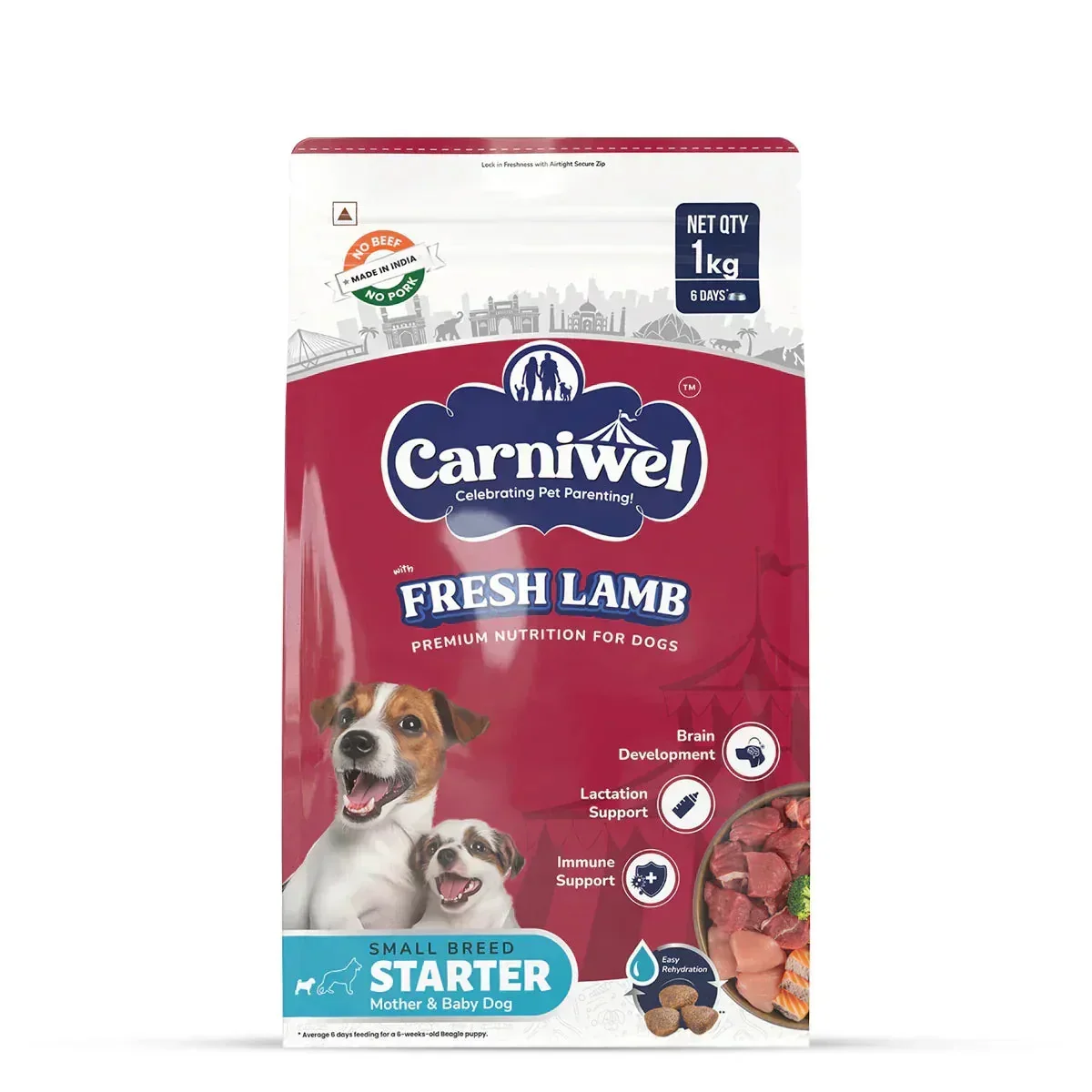 Carniwel Fresh Lamb Dry Dog Food for Small Breed, Starter - Image 9
