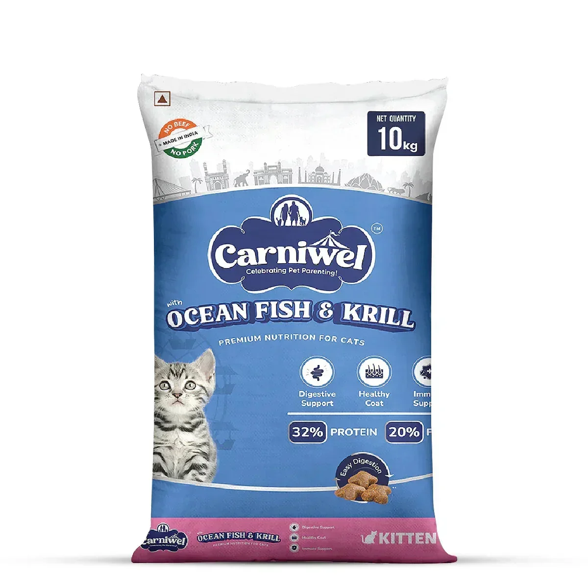 Carniwel Ocean Fish & Krill Dry Cat Food, Kitten - Image 11