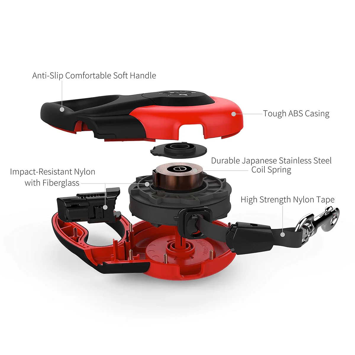 Fida Mars Dog Leash - Red - Image 4