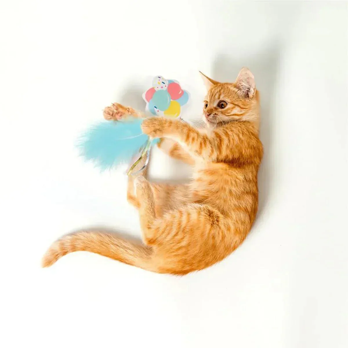 FOFOS Birthday Balloon Cat Toy - Image 3