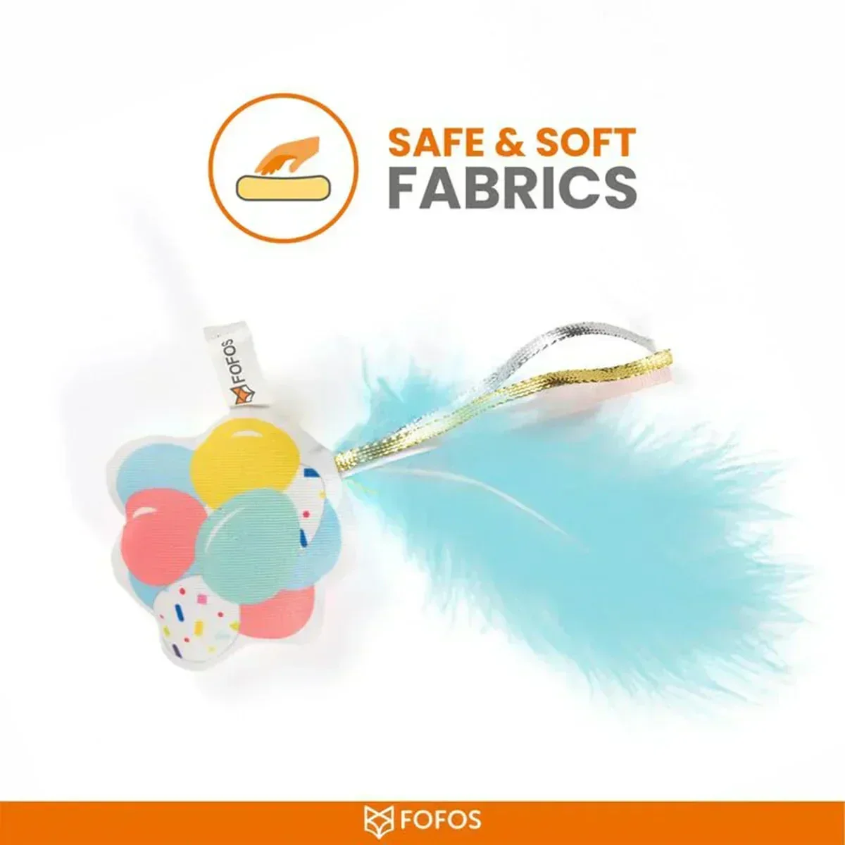 FOFOS Birthday Balloon Cat Toy - Image 6