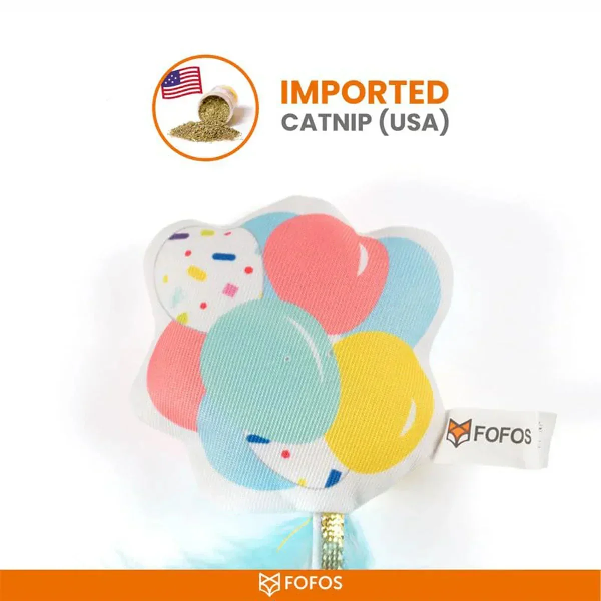 FOFOS Birthday Balloon Cat Toy - Image 7