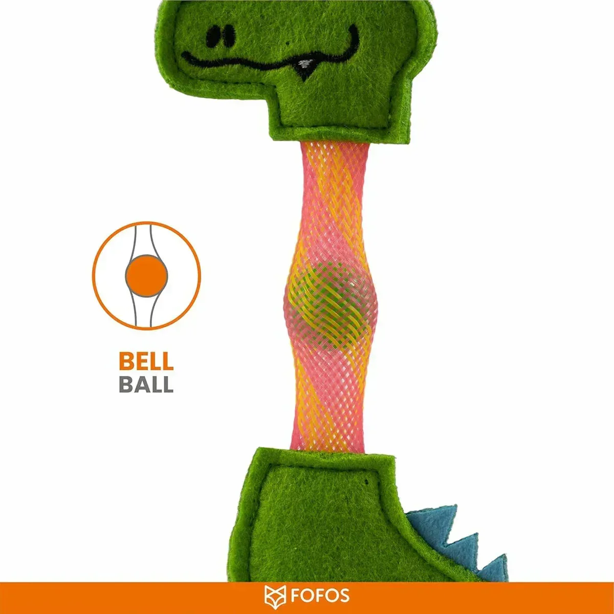 FOFOS Cat Flick Tube Toy - Crocodile - Image 5