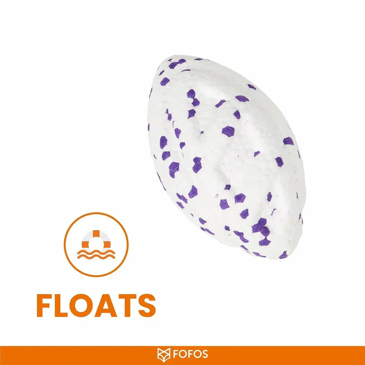 FOFOS ETPU Rugby Ball Fetch Dog Toy -White - Image 5