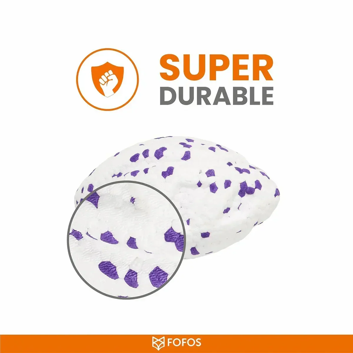 FOFOS ETPU Rugby Ball Fetch Dog Toy -White - Image 6