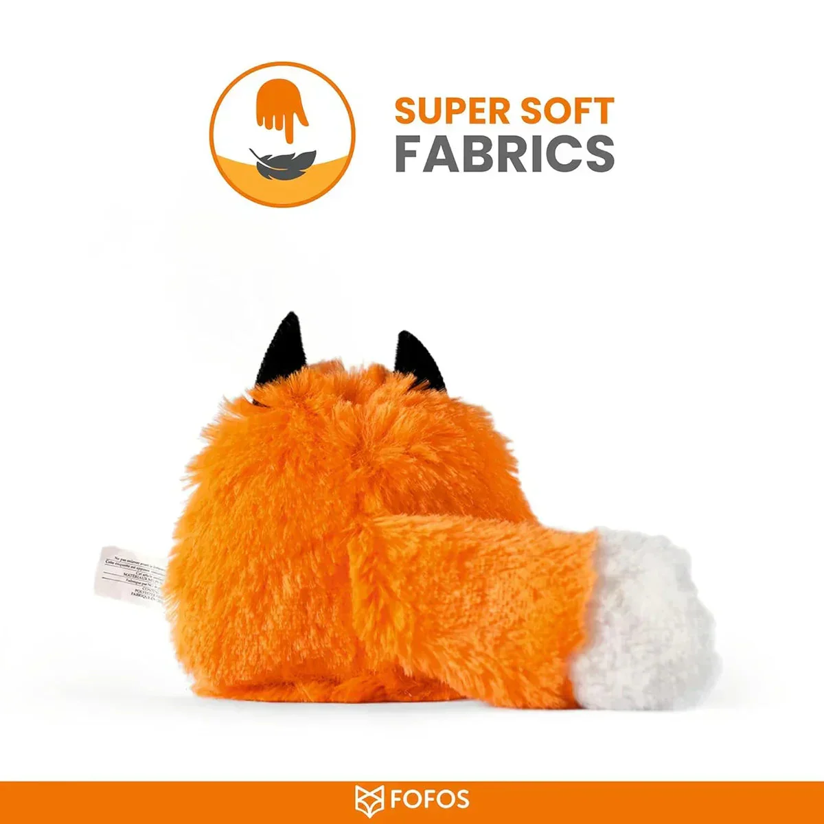 FOFOS Floppy Crinkle Cat Toy Fox - Image 4