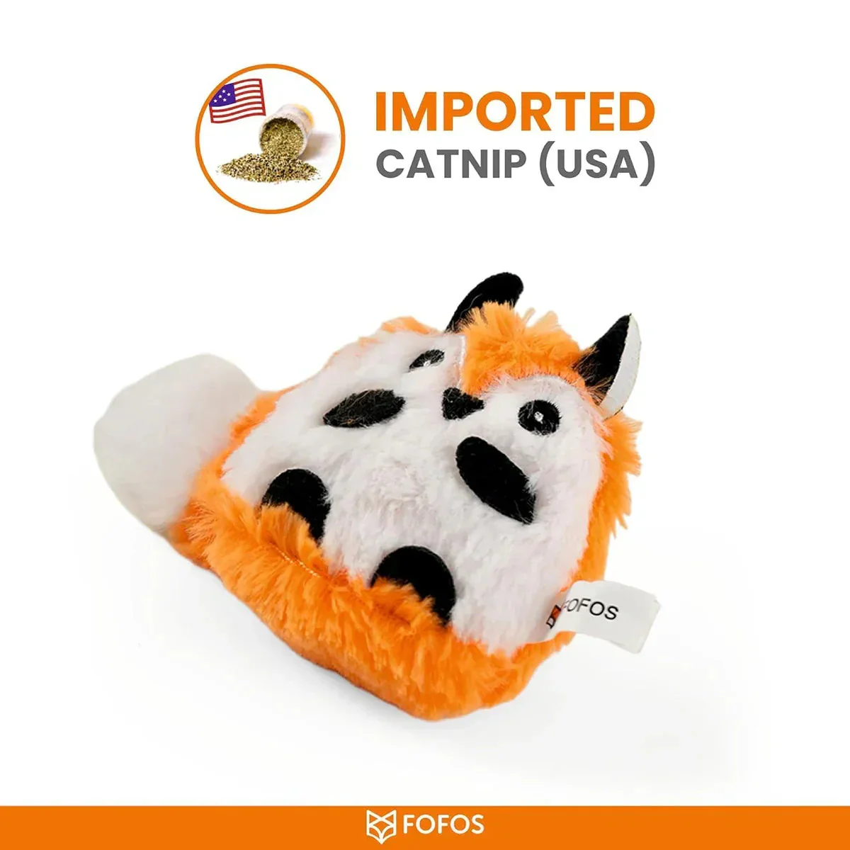FOFOS Floppy Crinkle Cat Toy Fox - Image 5