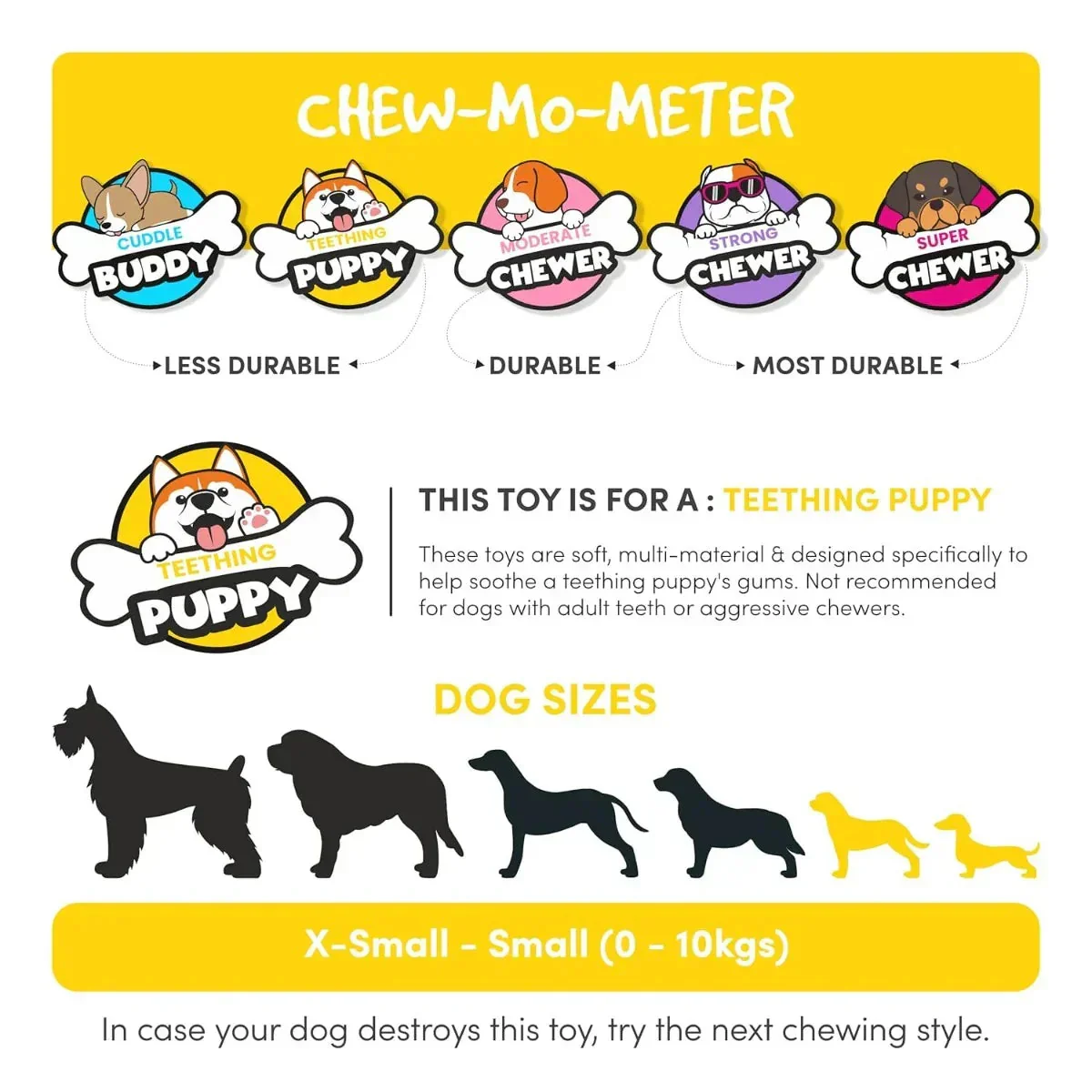 FOFOS Giraffe Puppy Plush Teething Toy - Image 6