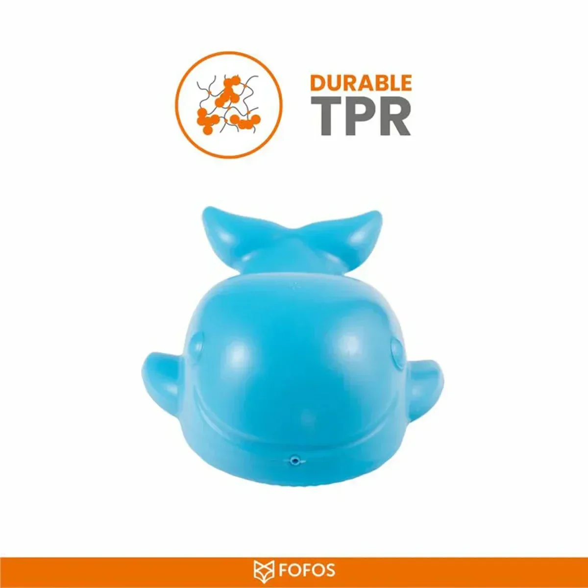 FOFOS Ocean Animal Chewing Squeaky Whale - Image 3