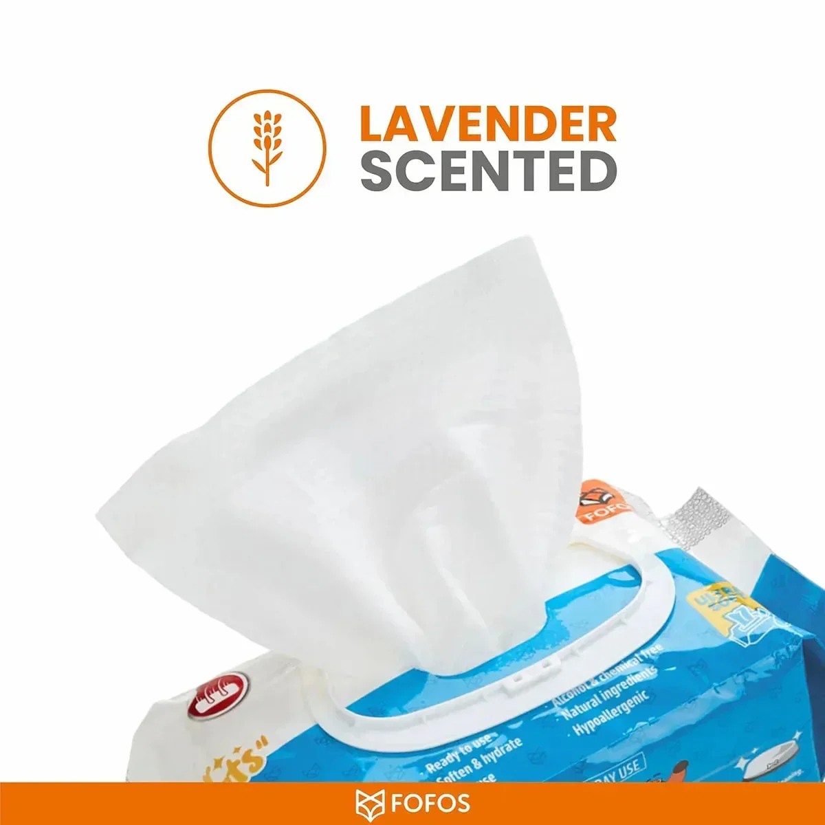 FOFOS Pet Cleaning Wipes Lavender Scented - Image 7