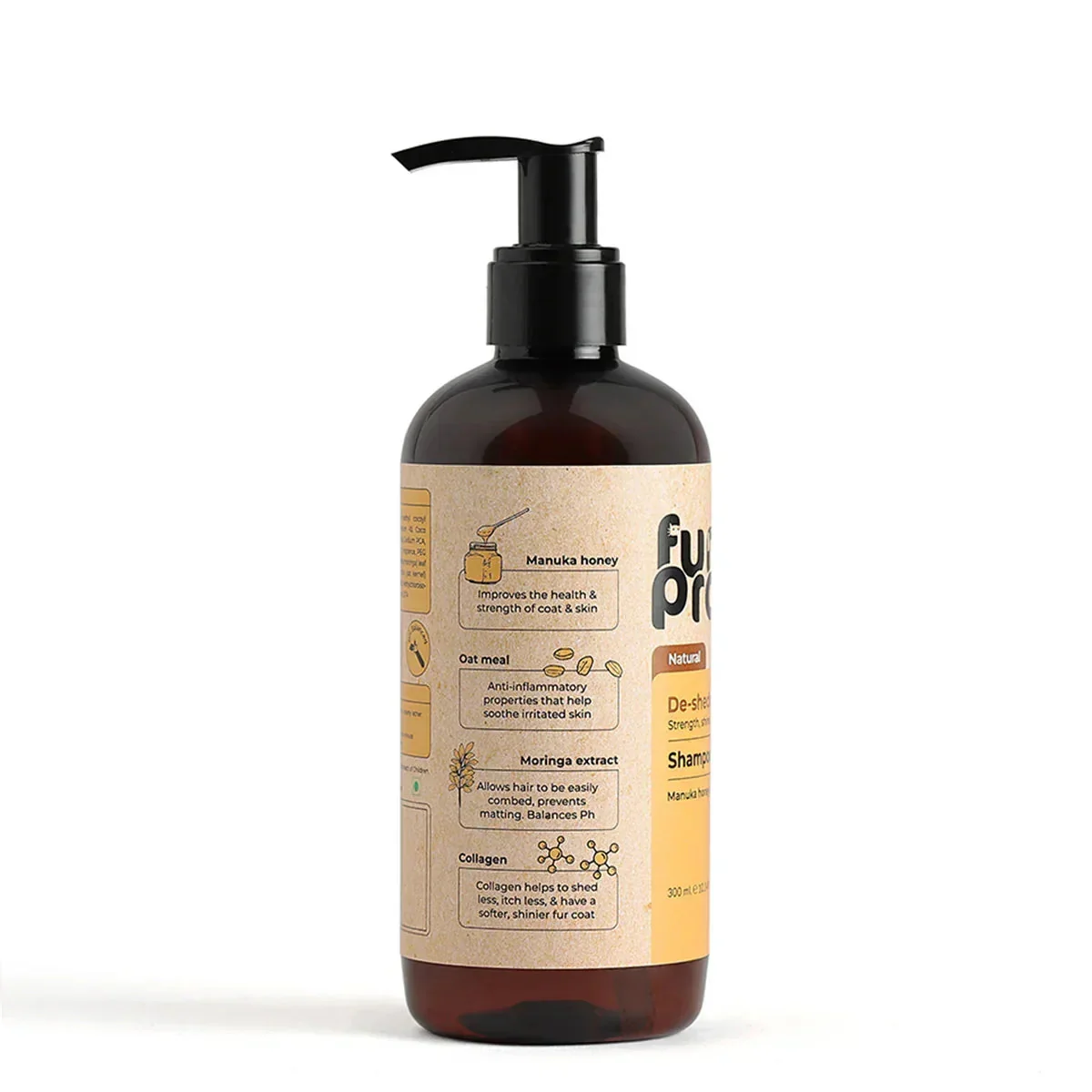 Furpro De-Shedding Dog Shampoo - 300ml  - Image 7