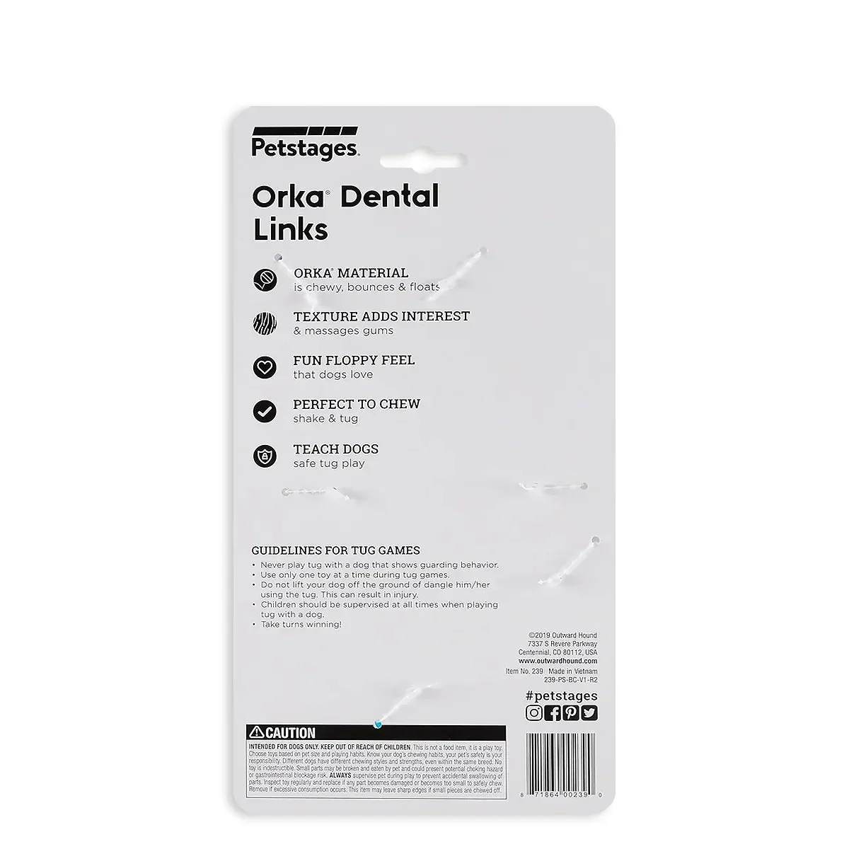 Nina Ottoson Orka Dental Links Dog Chew Toy - Image 8