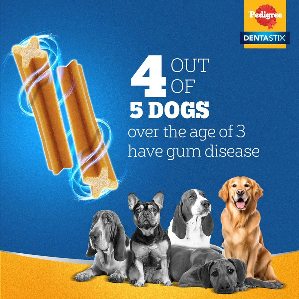 Pedigree Dentastix Dental Dog Treat - Medium Breed - 180gx4 - Image 5