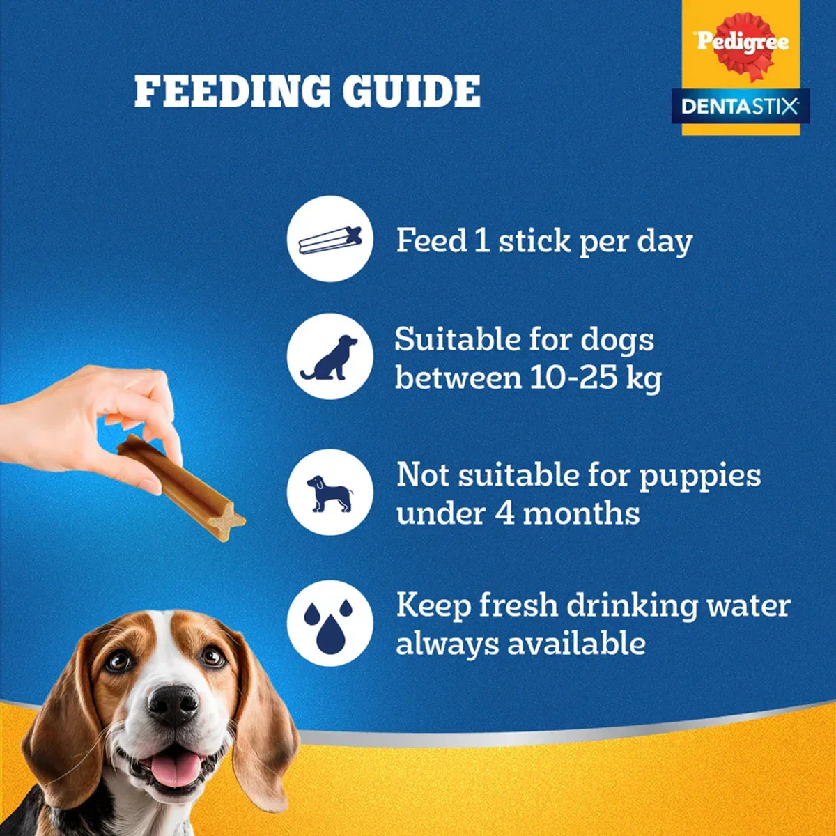 Pedigree Dentastix Dental Dog Treat - Medium Breed - 180gx4 - Image 7
