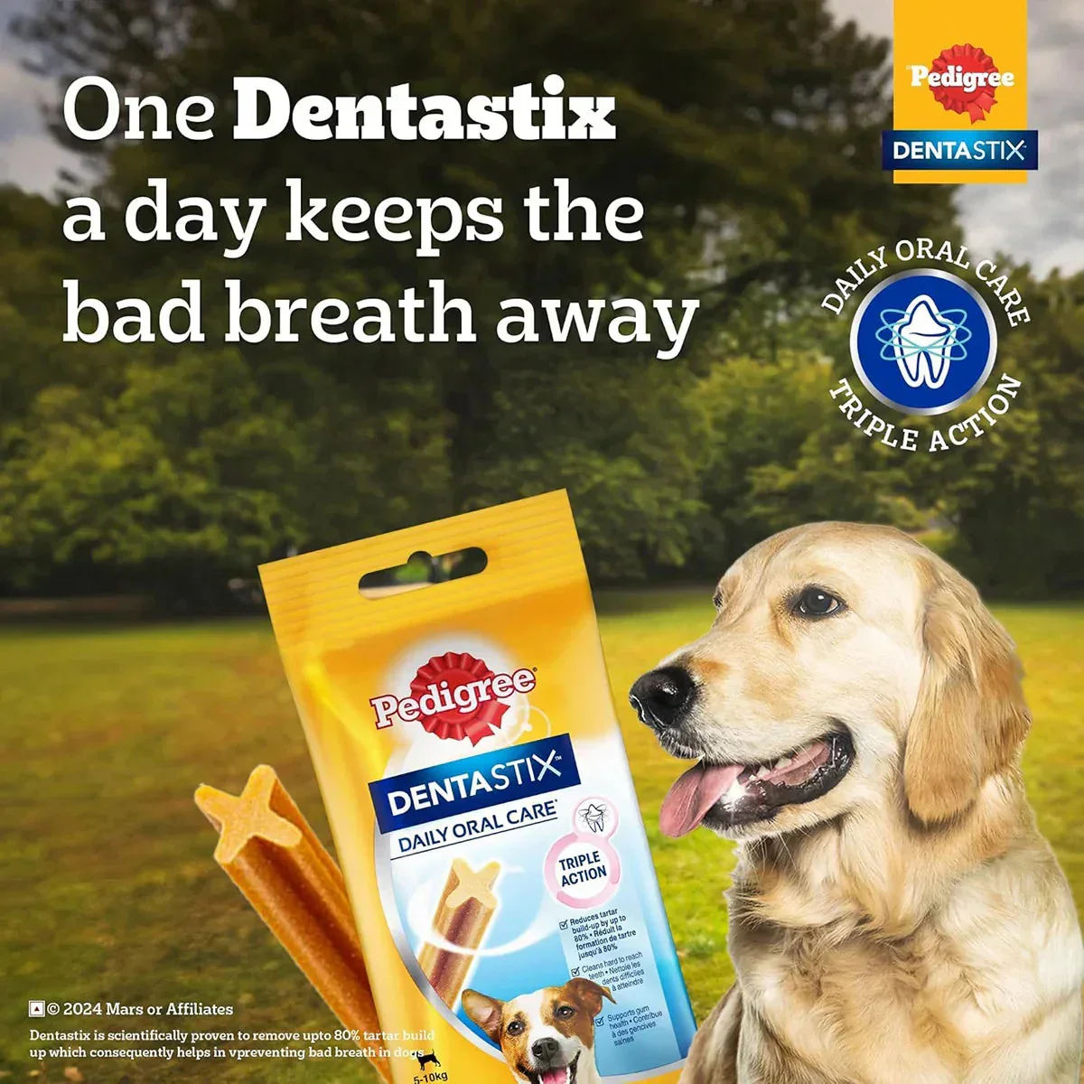 Pedigree Dentastix Oral Care Adult Dog Treat - Large Breed (25+ kg) - Image 3
