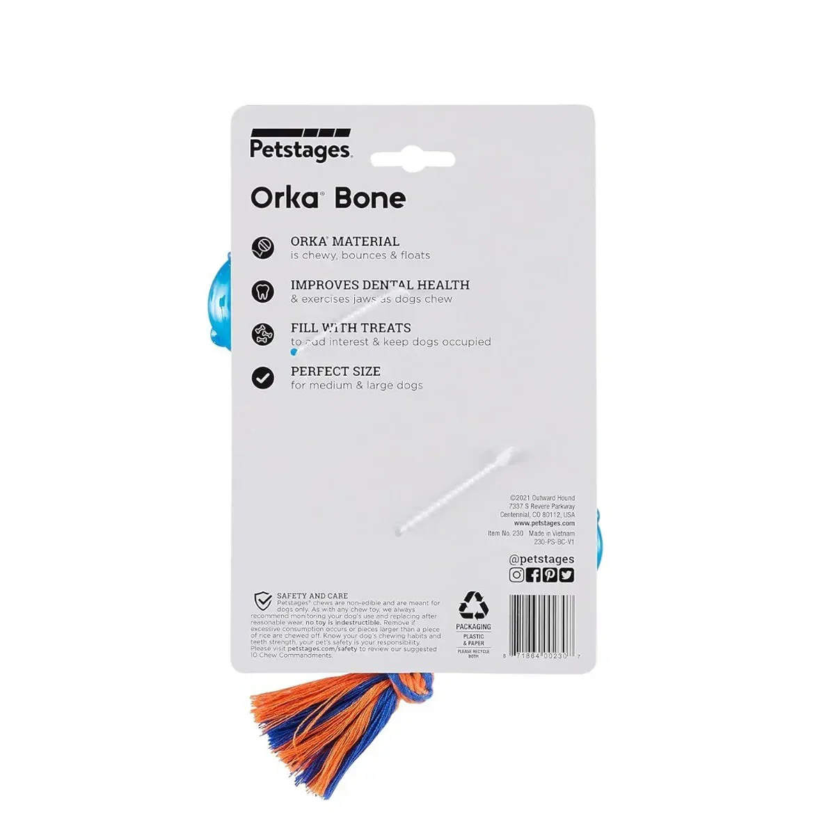 Petstages Orka Bone Dog Toy - Image 7