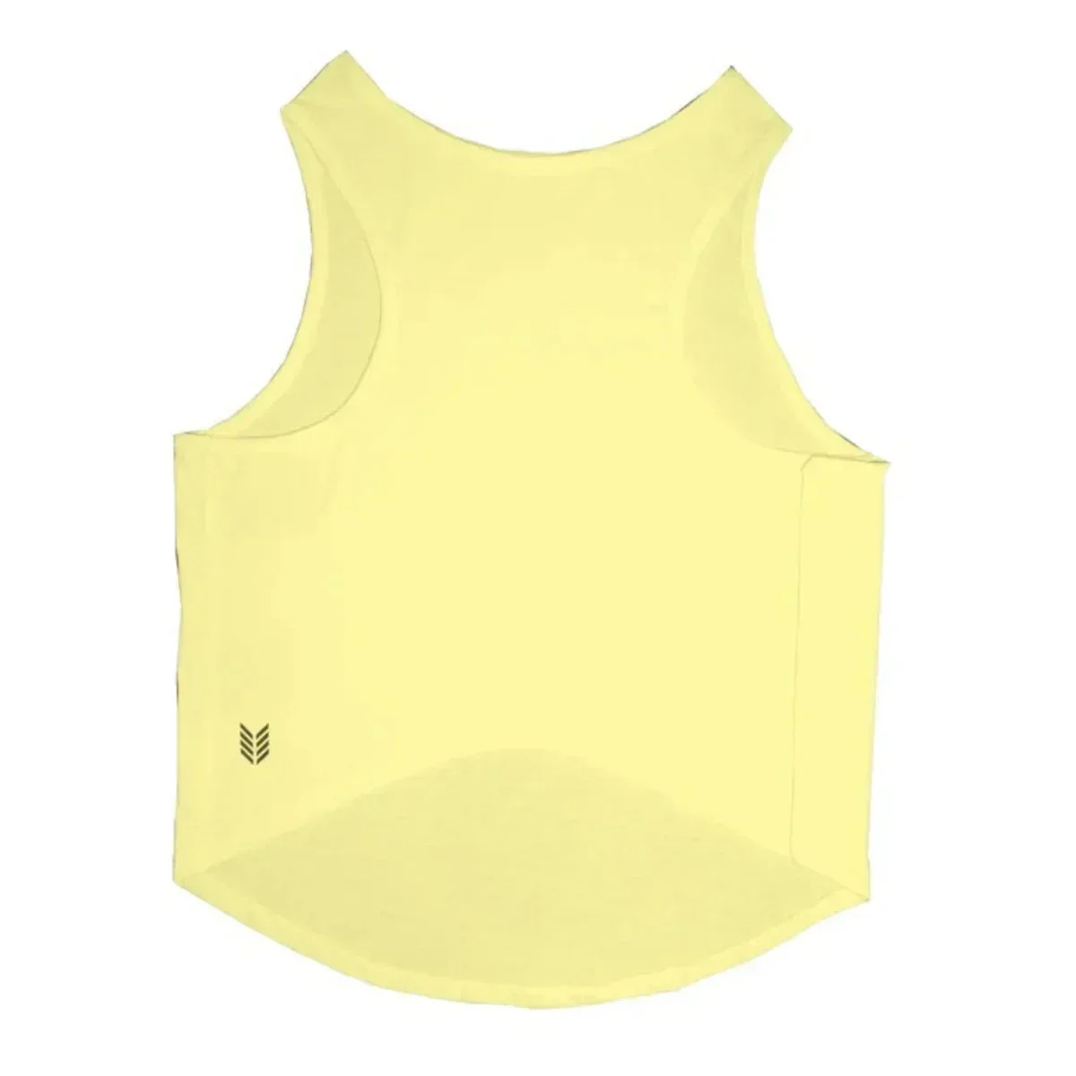 Ruse Family Favourite Printed Tank Dog Tee - Lemon Yellow - Image 3