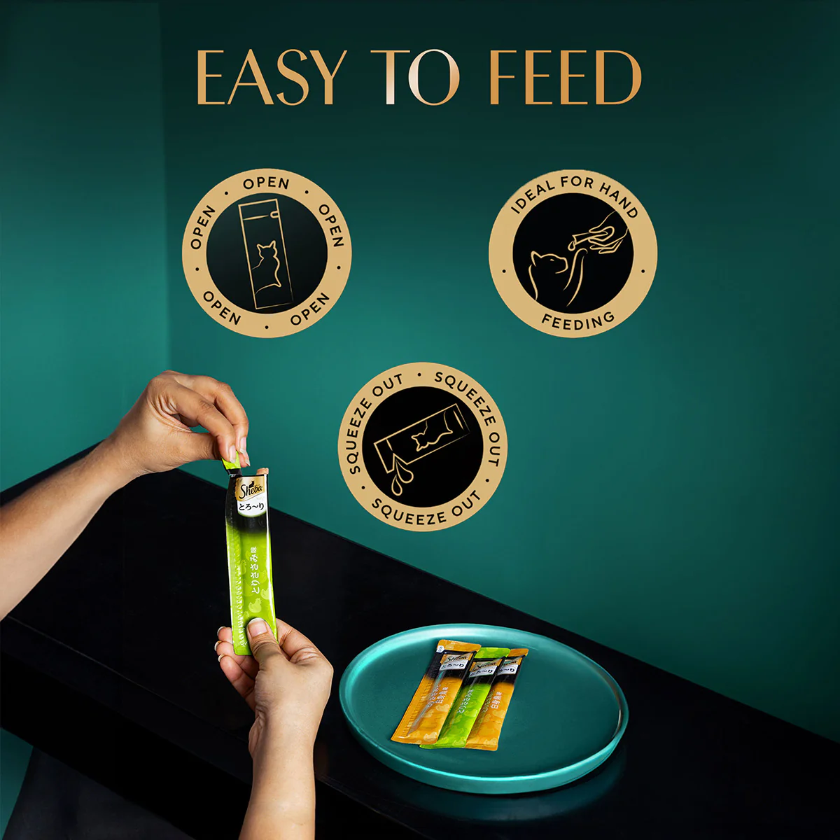 Sheba Maguro Selection Tuna & Prawn Flavour Cat Meaty Treat - 48 gm - Image 8