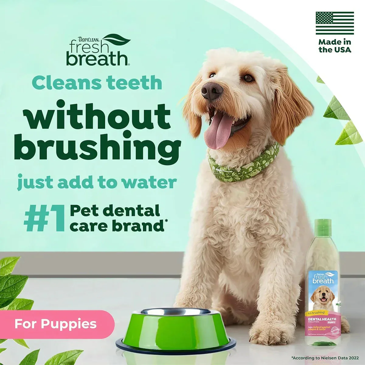 Tropiclean Fresh Breath Puppy Water Additive - 473ml - Image 3