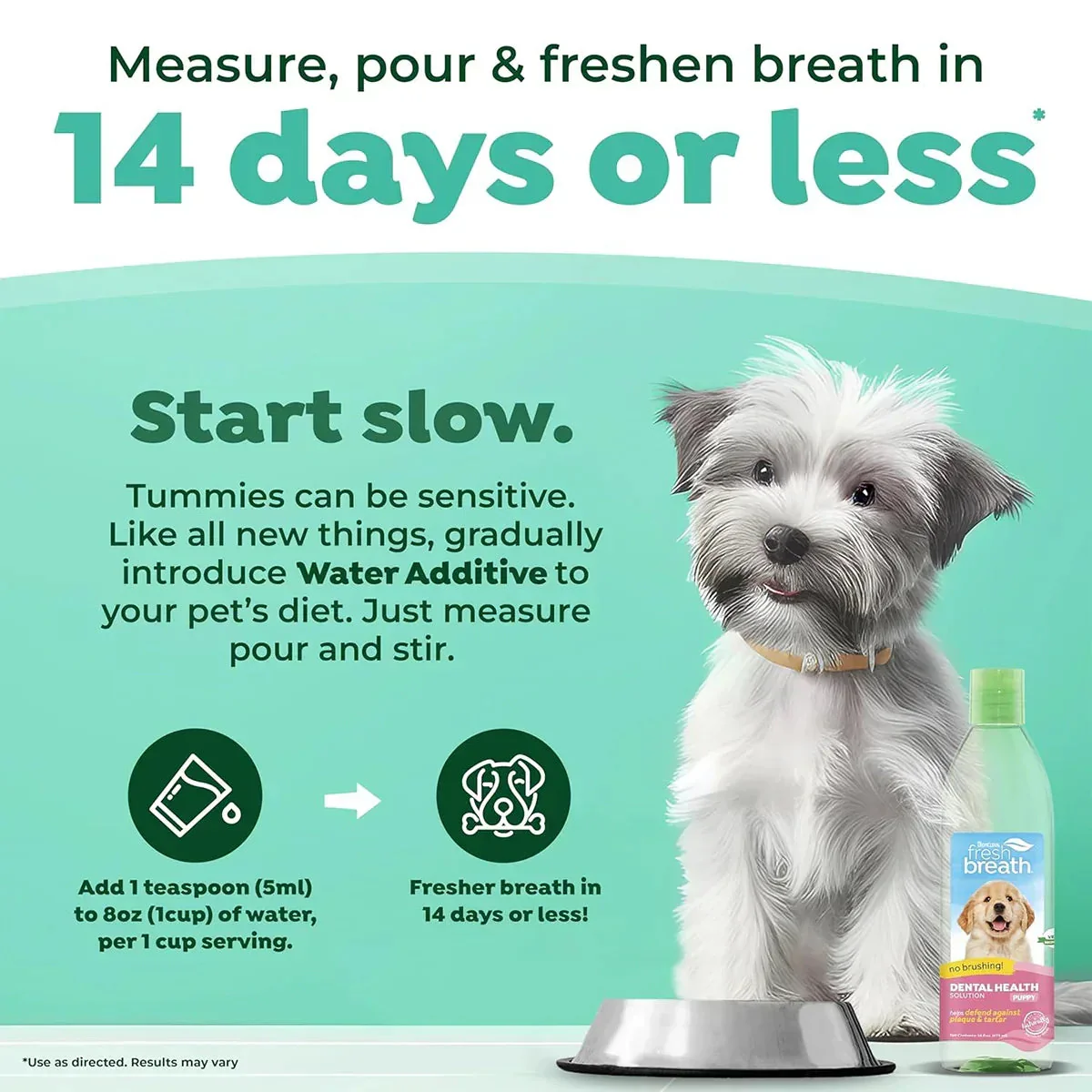 Tropiclean Fresh Breath Puppy Water Additive - 473ml - Image 4