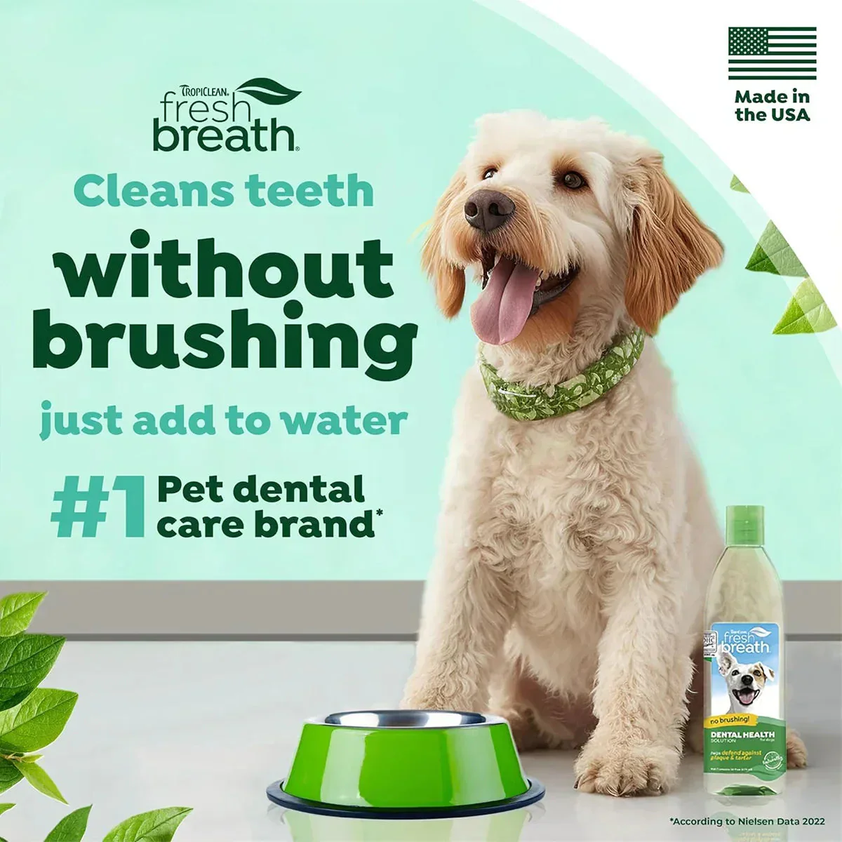 Tropiclean Fresh Breath Water Additive For Dog - 473ml - Image 3