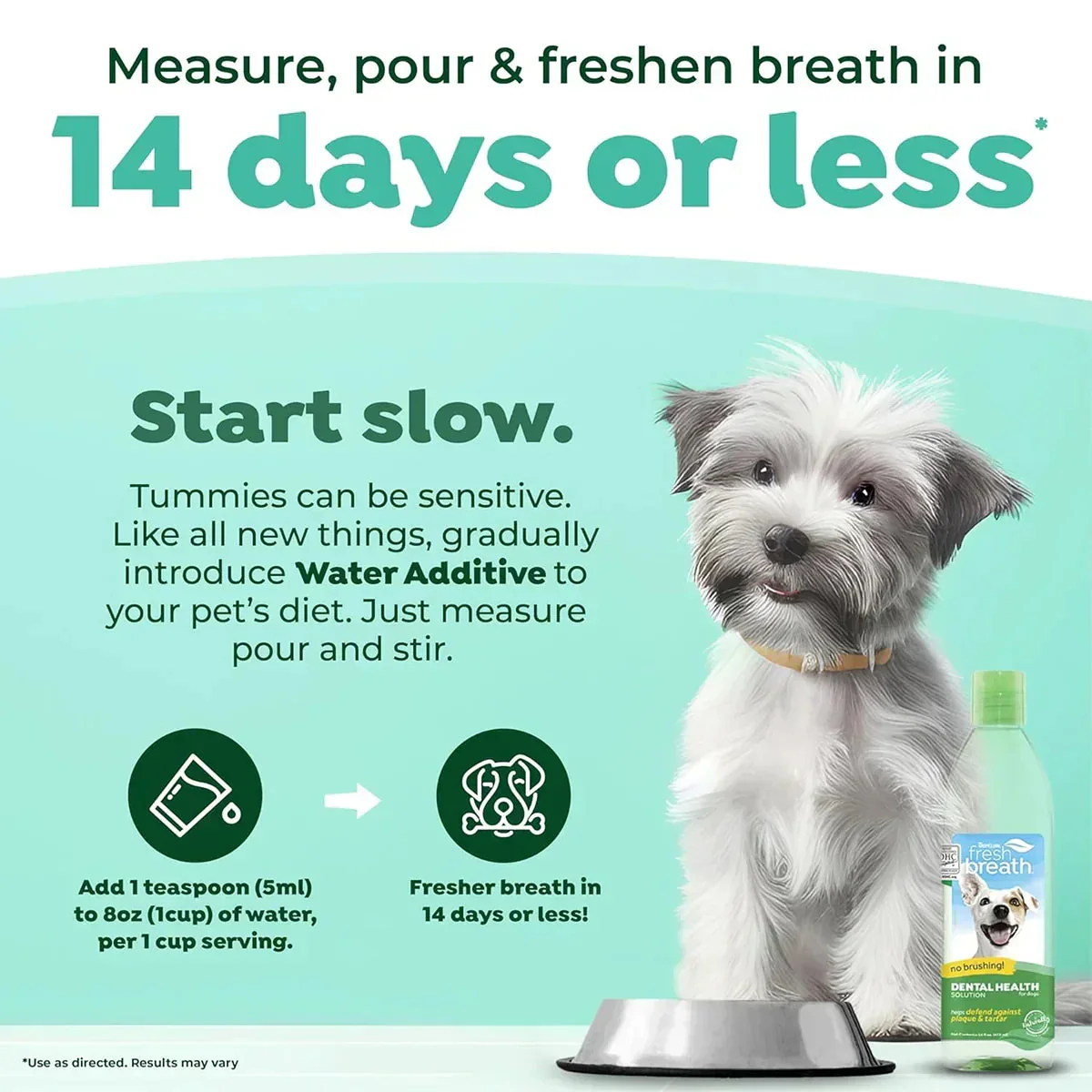 Tropiclean Fresh Breath Water Additive For Dog - 473ml - Image 4
