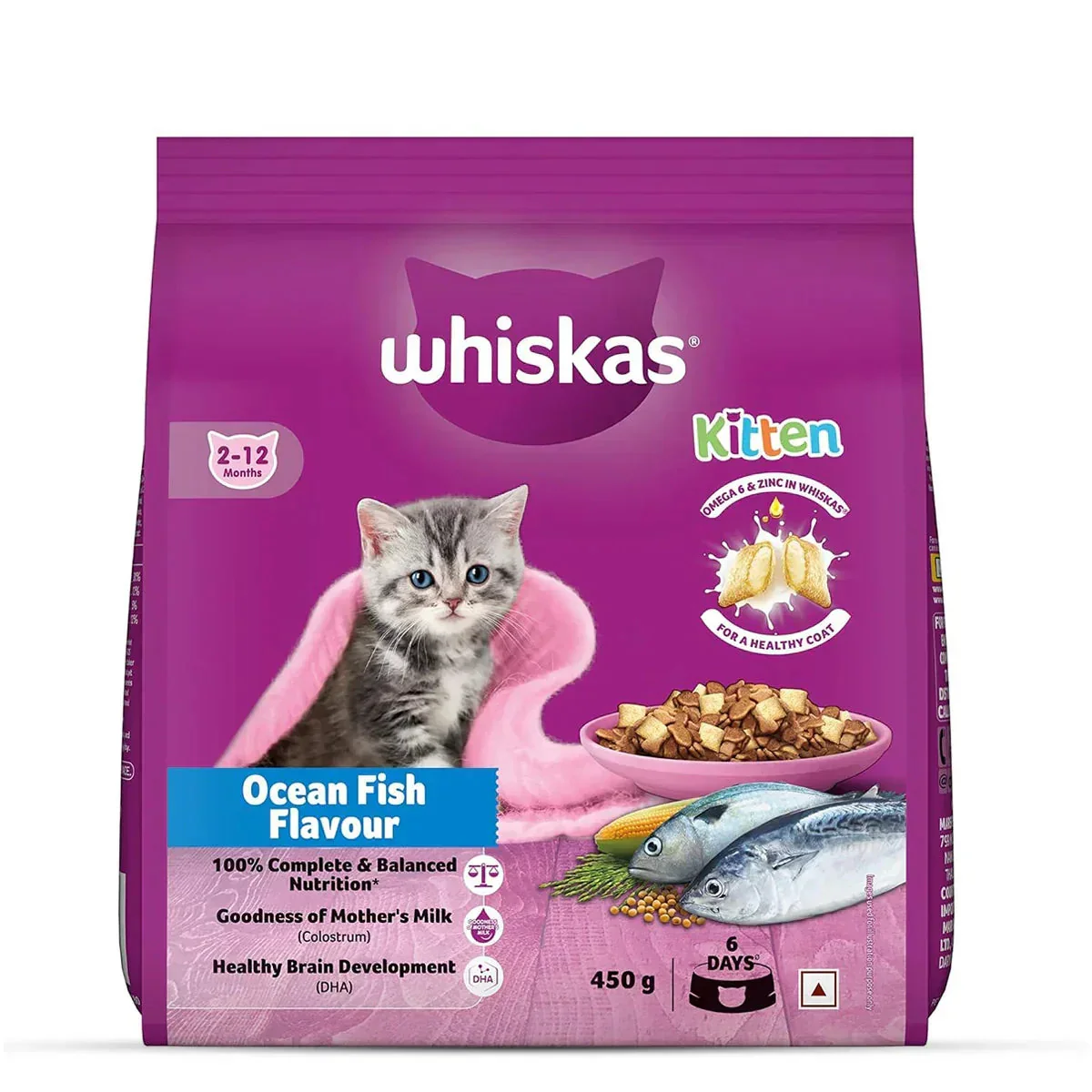 Whiskas Ocean Fish Dry Cat Food - All Breed Kitten (2-12 months) - Image 10