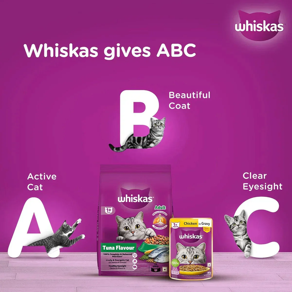 Whiskas Tuna Flavour Dry Cat Food - All Breeds Adult (+1 year) - Image 8