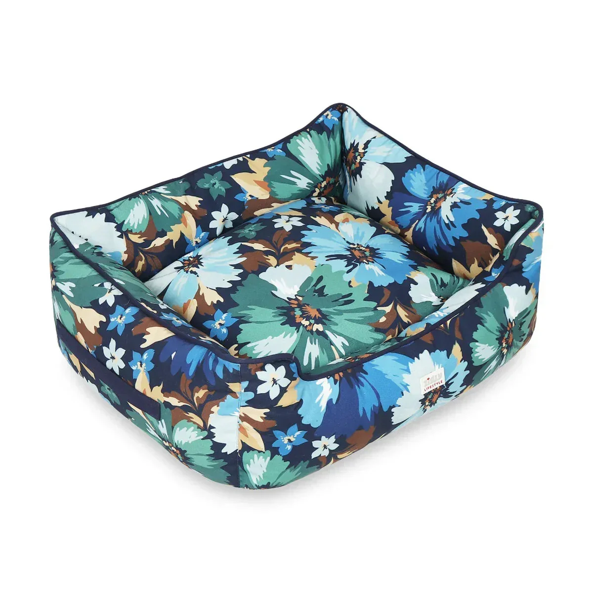 ZL Midnight Flower Lounger Dog Bed - Image 4