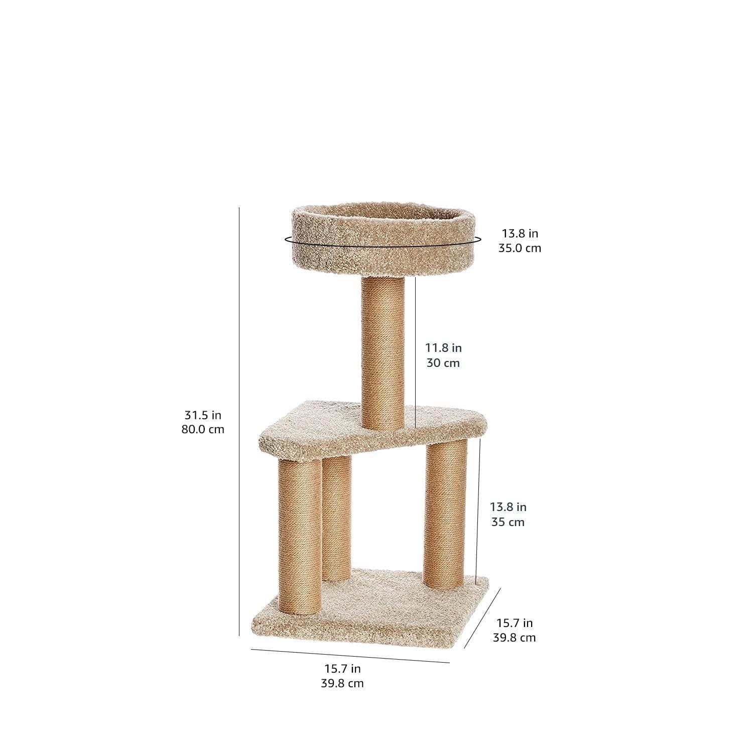 ZL Purrch & Play Cat Tree with Scratching Post – Small - Image 6