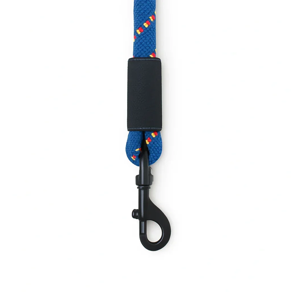 ZL Reflective Rope Dog Leash - Blue - Image 4