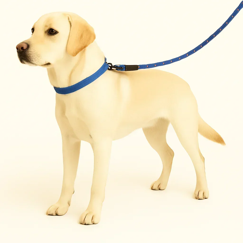 ZL Reflective Rope Dog Leash - Blue - Image 5