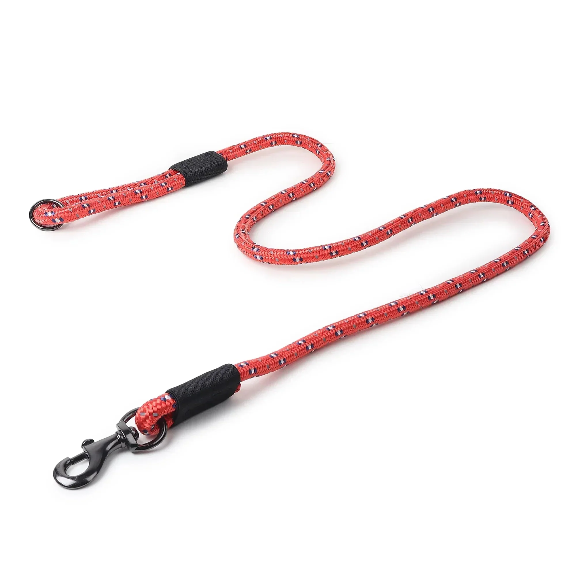 ZL Reflective Rope Dog Leash - Red  - Image 6